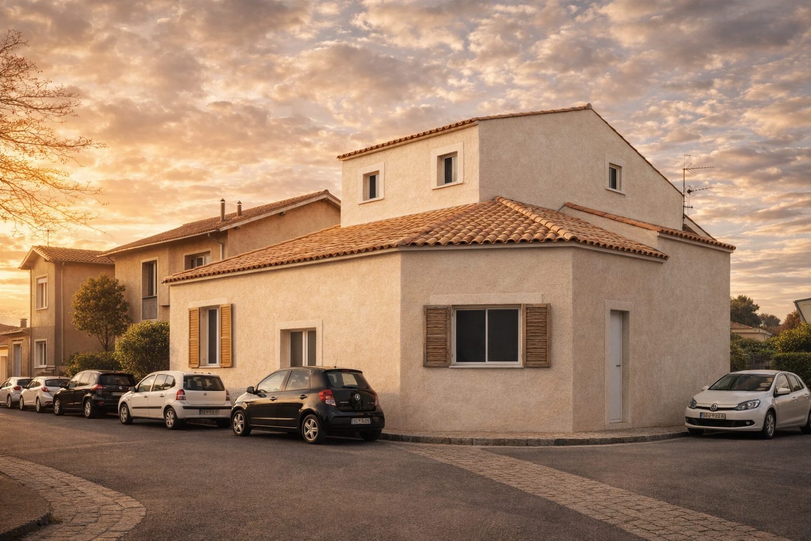 Villa S3 — La surélévation, vue d’angle